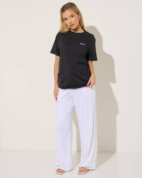 Rhythm Logo Boyfriend T-Shirt for Womens