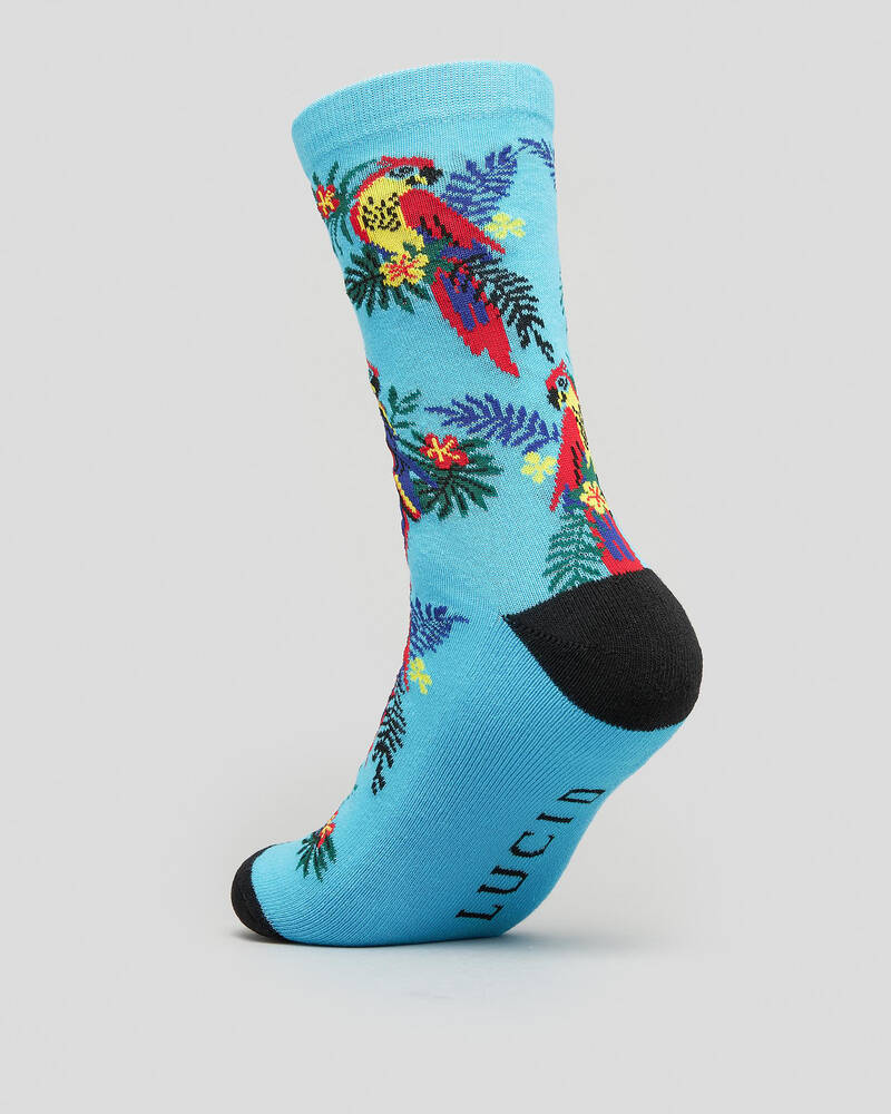 Lucid Jungle Crew Socks for Mens