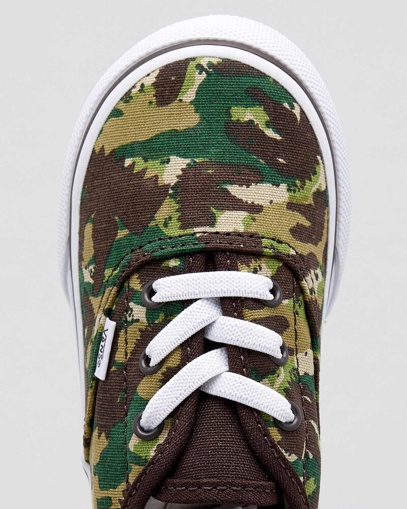 Vans Kids' Authentic Elastic Lace Animal Shoes for Mens