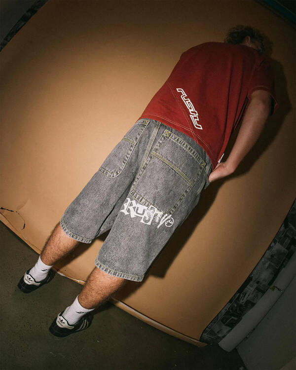 Rusty Redemption Jorts for Mens
