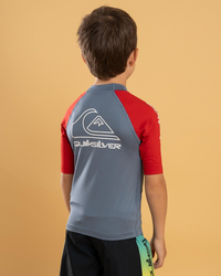 Quiksilver On Tour Toddler's Short Sleeve Rash Vest for Mens image number null