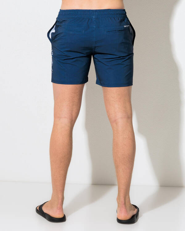 Salty Life Hammerhead Elastic Waist Board Shorts for Mens