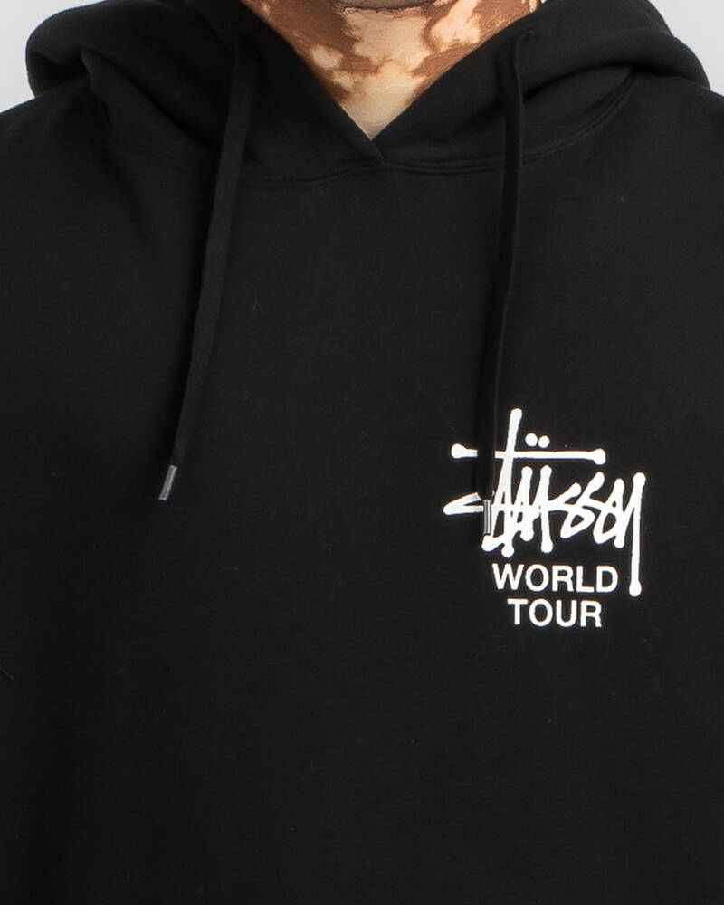 Stussy World Tour Hoodie for Mens