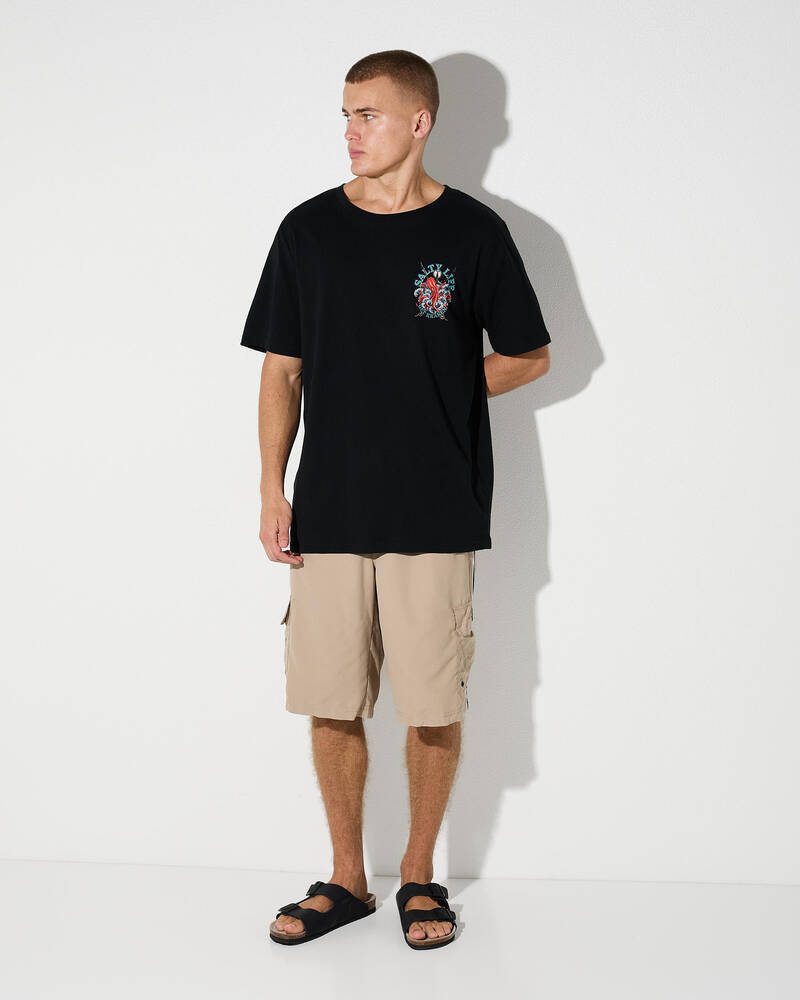 Salty Life Get Kraken T-Shirt for Mens