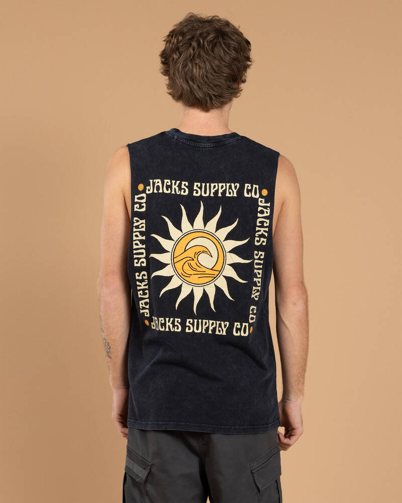 Jacks Golden Glow Muscle Tank for Mens