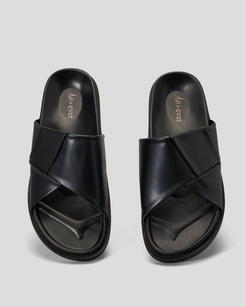 Ava And Ever Chic Slide Sandals for Womens