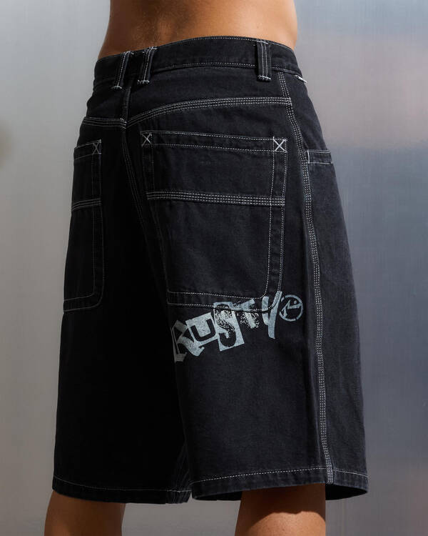 Rusty Redemption 2.0 Denim Shorts for Mens