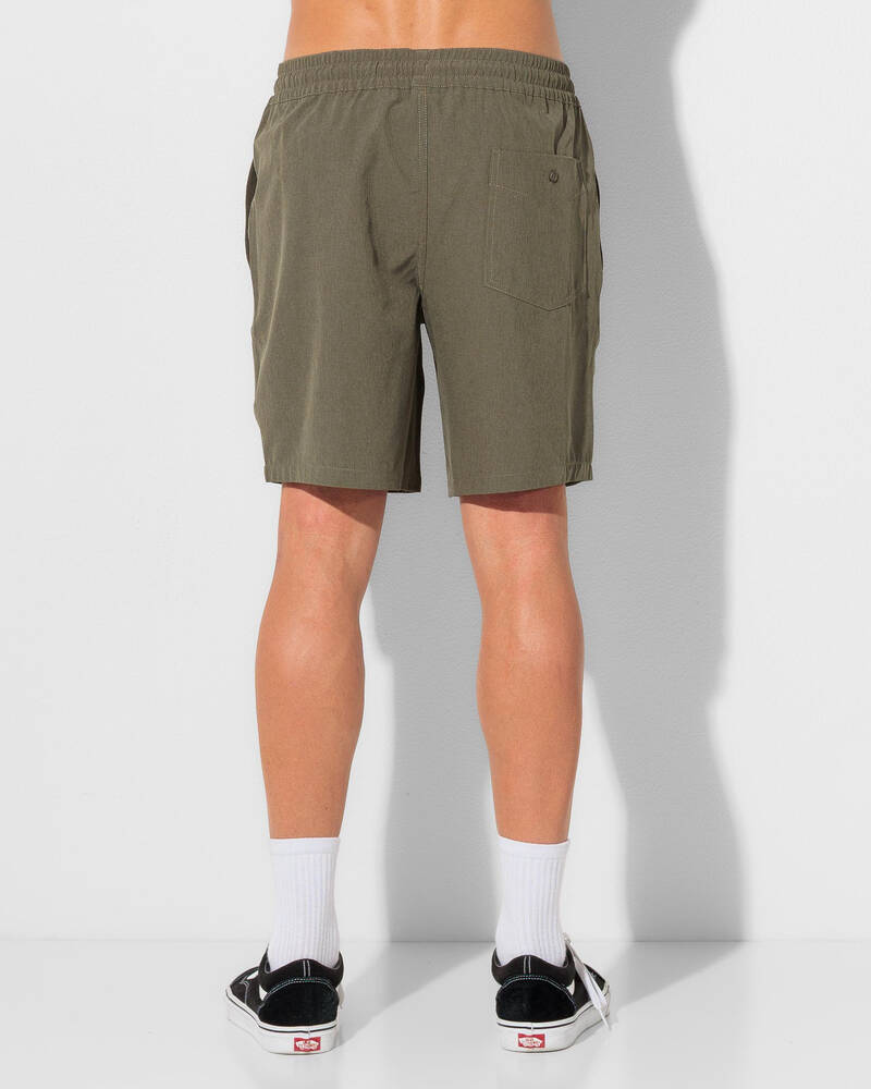 Volcom Stones Elastic Waist Hybrid Shorts for Mens