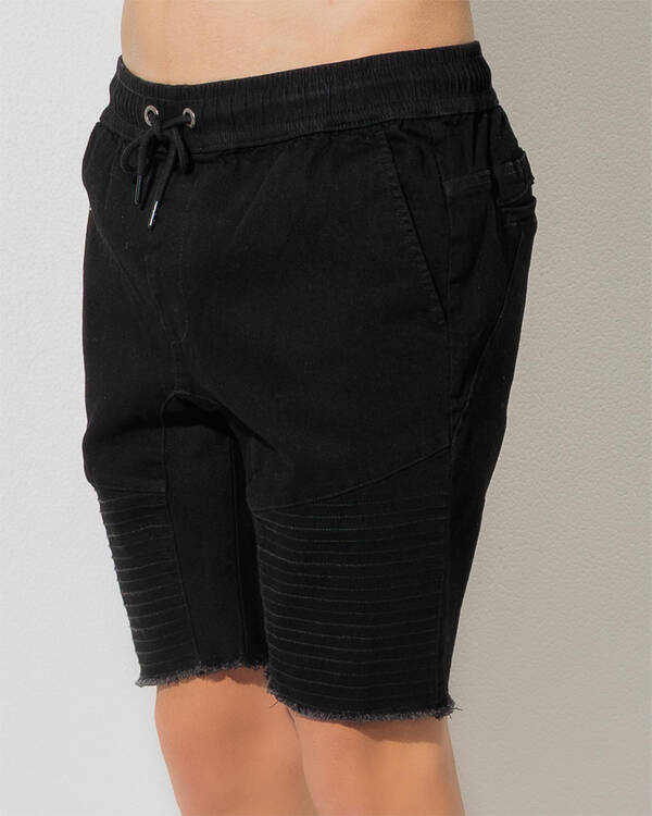Lucid Arcade Elastic Waist Shorts for Mens