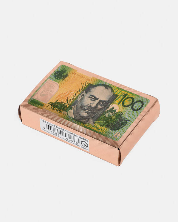 Get It Now Rose Gold Foil Aussie $100 Card Pack for Unisex