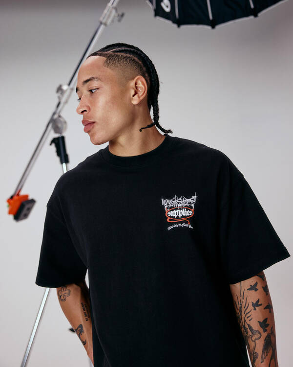 Worship Supplies Survival Crop T-Shirt for Mens