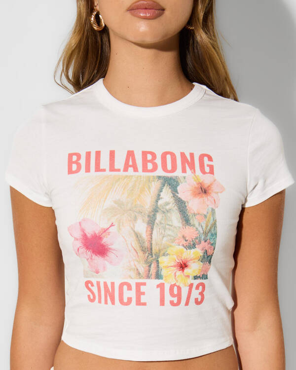 Billabong Take a Moment Baby Tee for Womens