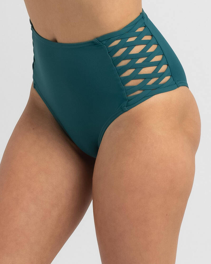 Kaiami Mika High Waisted Bikini Bottom for Womens