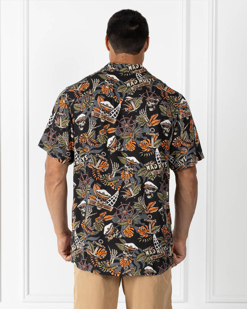 The Mad Hueys The Island Captain Short Sleeve Shirt for Mens
