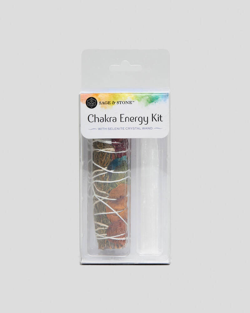 Get It Now Sage & Stone Chakra 2pc Energy Kit for Unisex