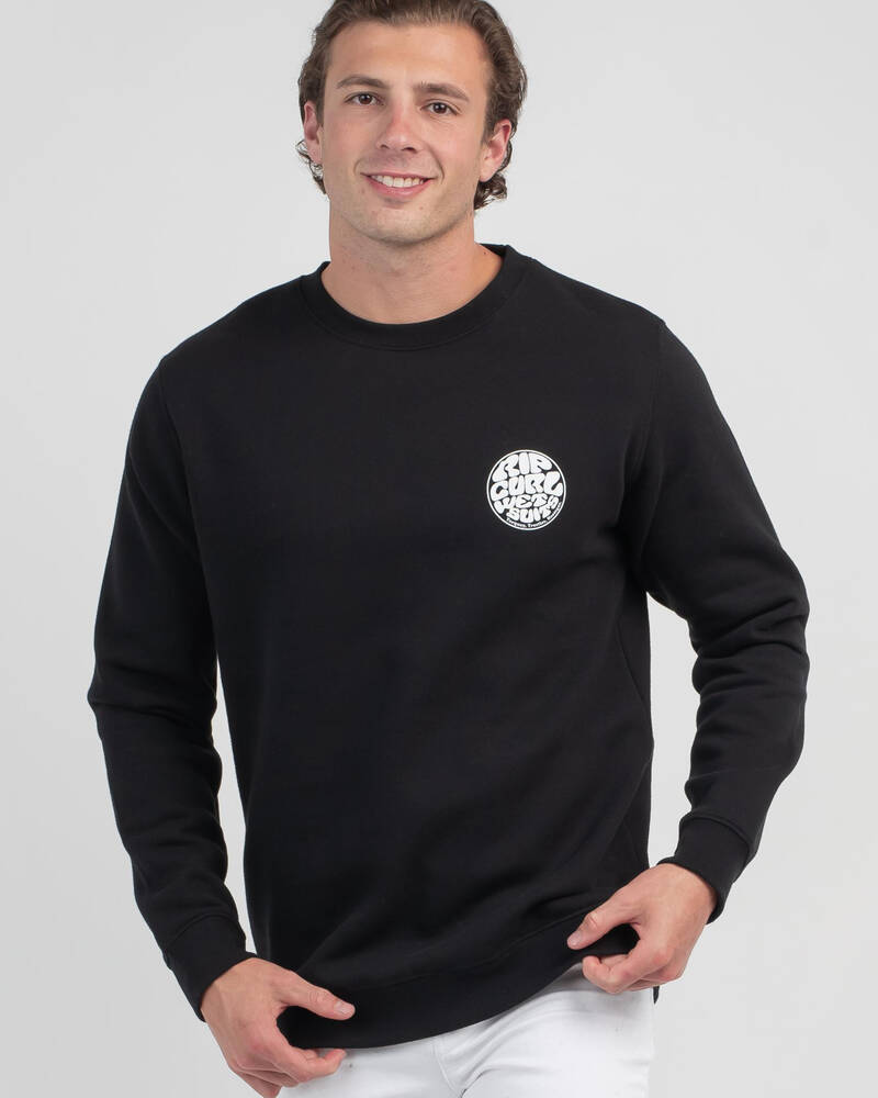 Rip Curl Wetsuit Icon Crew Sweatshirt for Mens