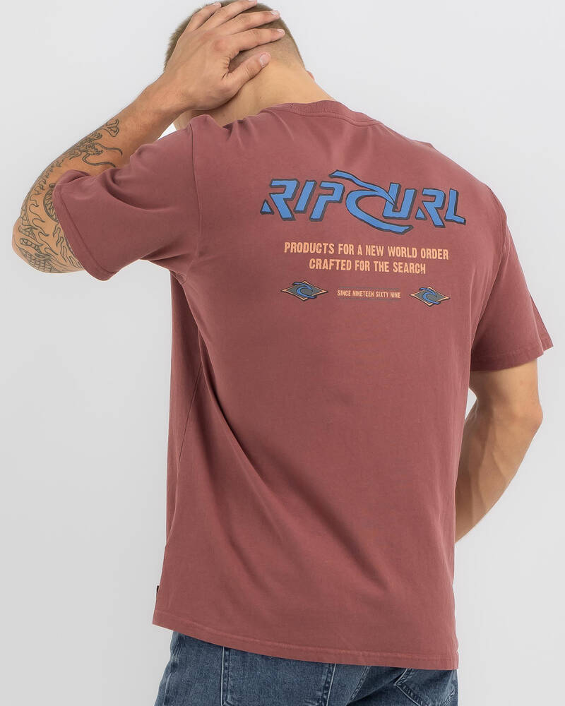 Rip Curl Quest Logo T-Shirt for Mens