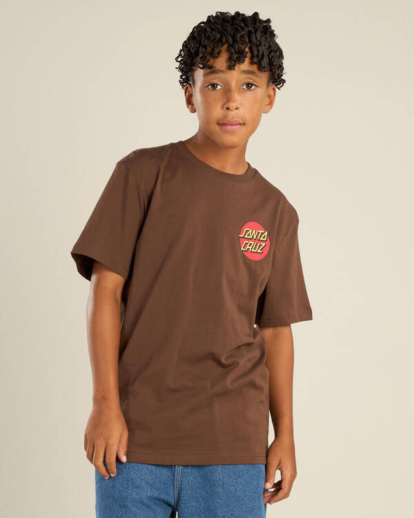 Santa Cruz Boys' Classic Dot Chest T-Shirt for Mens