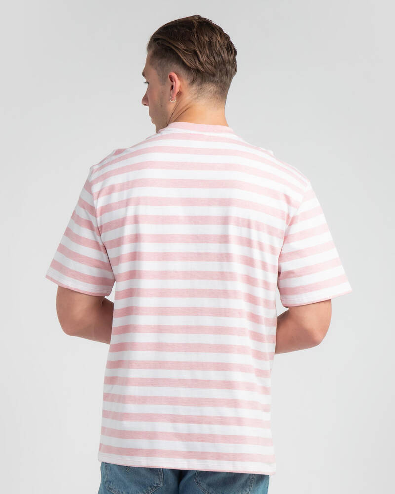 GUESS Jeans Go Logo Stripe T-Shirt for Mens
