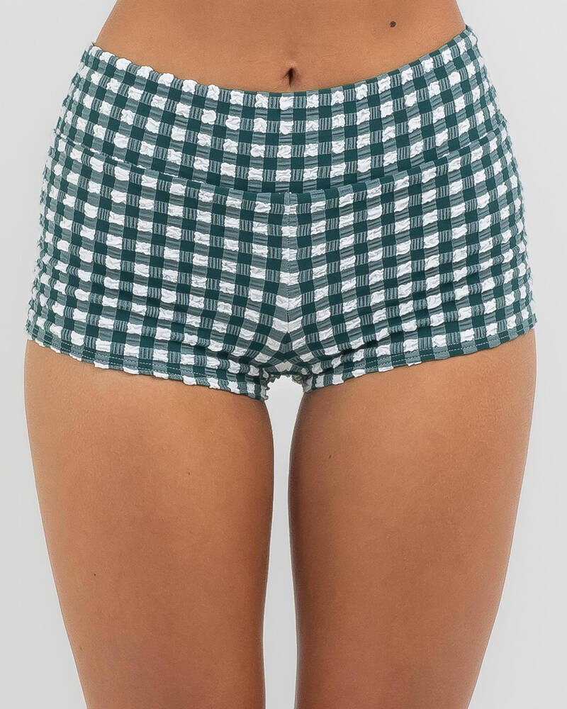 Roxy The Plaid Pulse Shortie Bikini Bottom for Womens