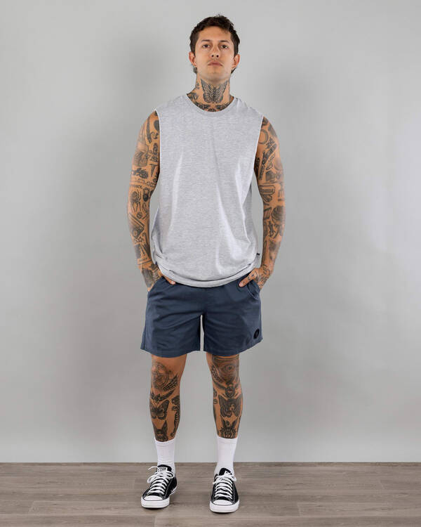 Salty Life Vision Elastic Waist Shorts for Mens