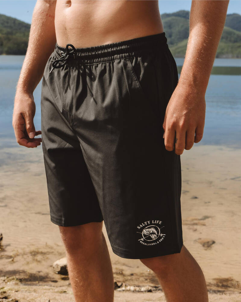Salty Life Whirlwind Elastic Waist Shorts for Mens