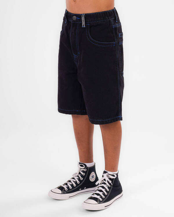 Rusty Boys' Redemption Denim Shorts for Mens