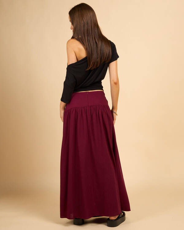 Mooloola Arae Hawaii Maxi Skirt for Womens