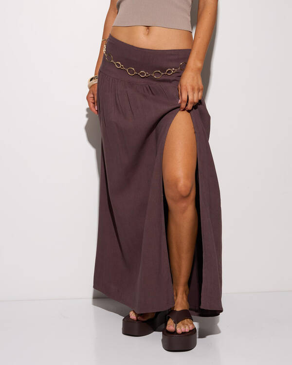 Mooloola Arae Hawaii Maxi Skirt for Womens