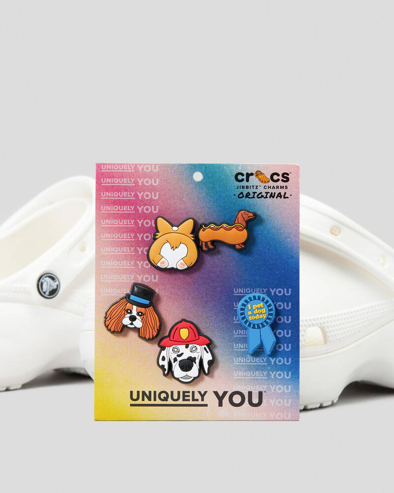 Crocs National Dogs Day Jibbitz 5 Pack for Unisex