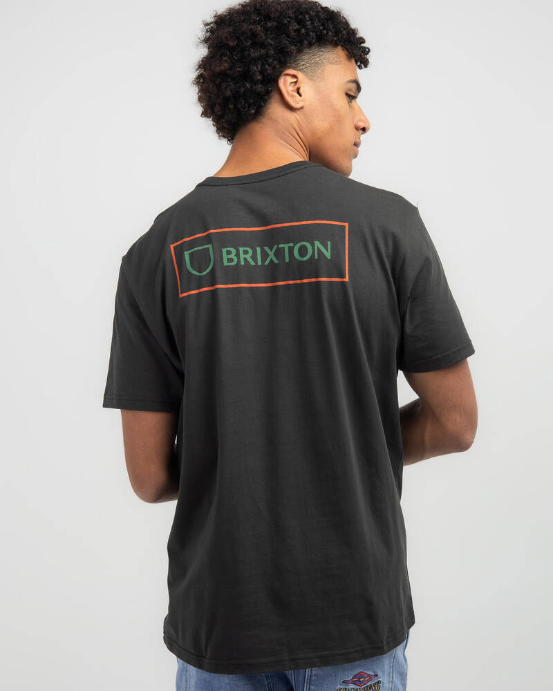 Brixton Alpha Block T-Shirt for Mens
