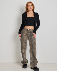 Ava And Ever Cora Hooded Zip Knit Jumper for Womens image number null