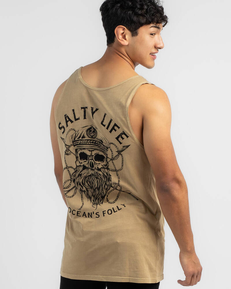 Salty Life Black Beard 3.0 Singlet for Mens