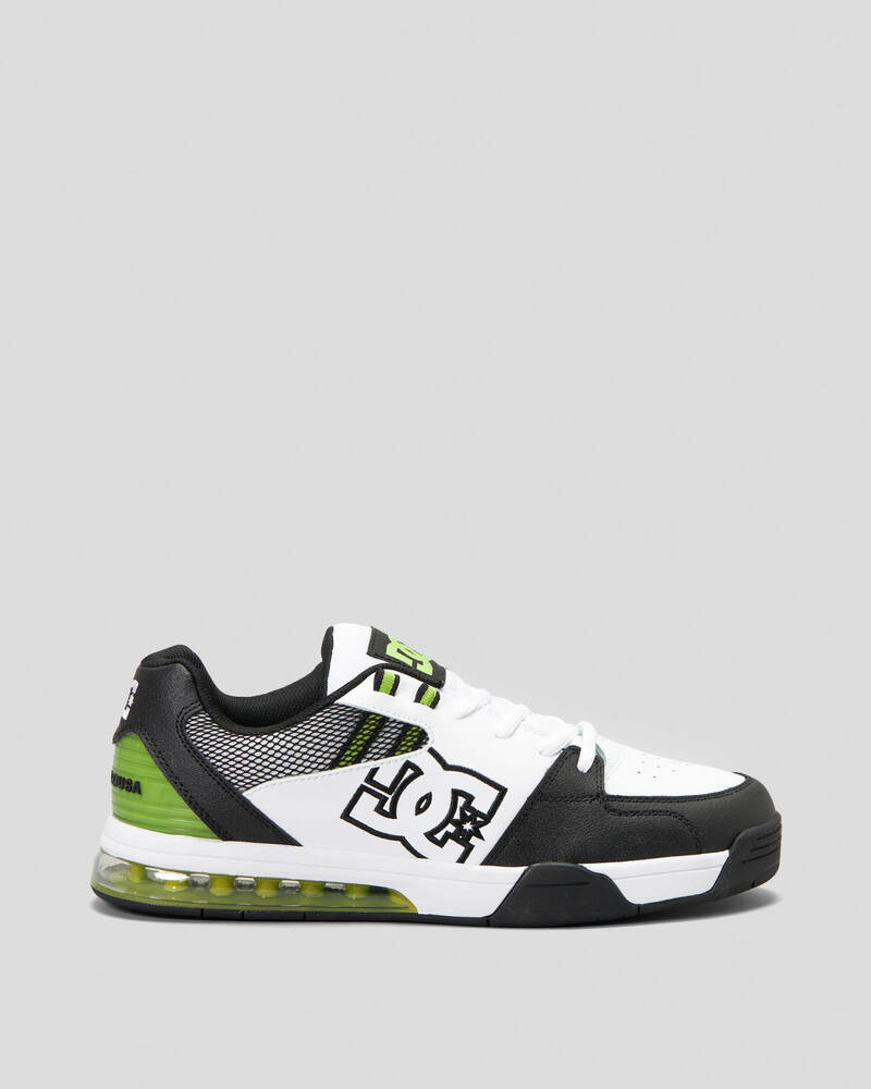 DC Shoes Versatile Shoes In White/lime - Fast Shipping & Easy Returns ...