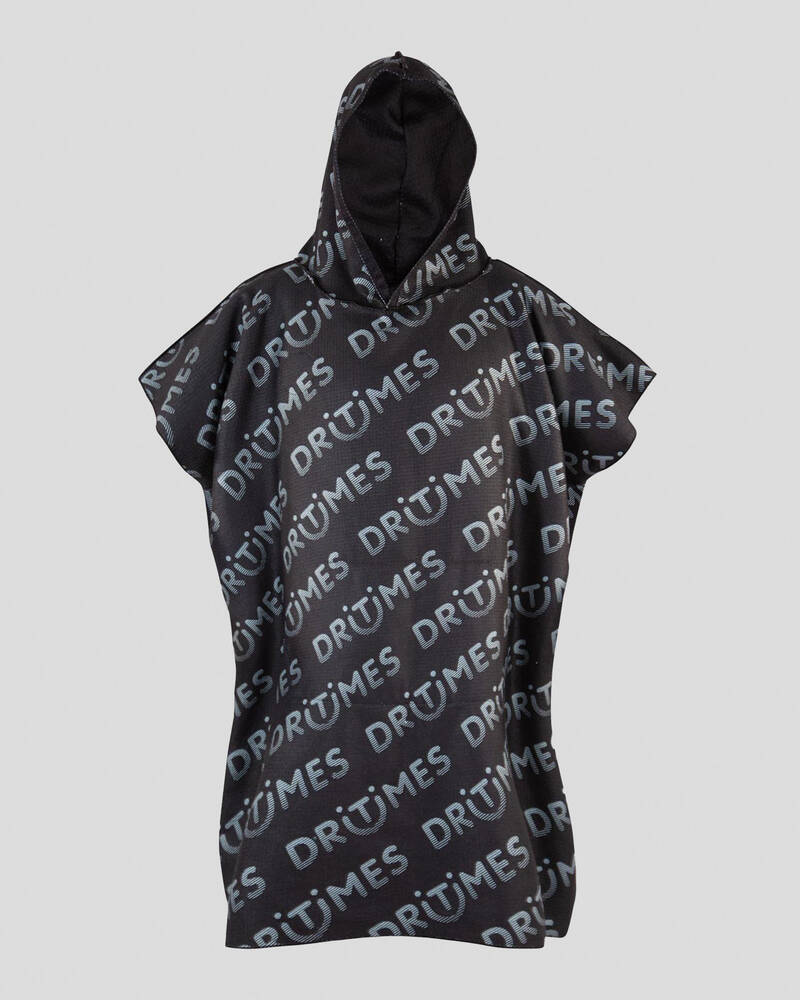 DRITIMES Black Staple Hooded Towel for Mens