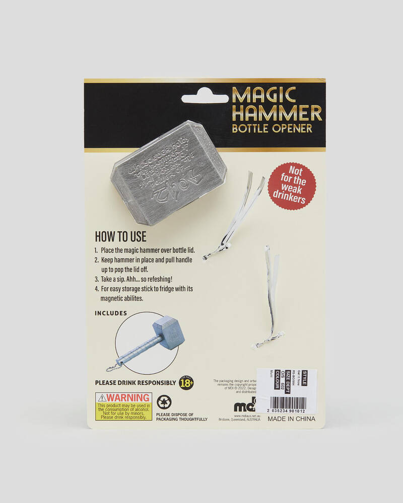 Get It Now Magic Hammer Bottle Opener for Mens