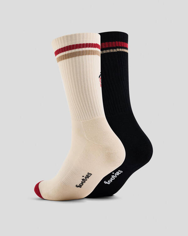 FOOT-IES Great Northern Sneaker Socks 2 Pack for Mens