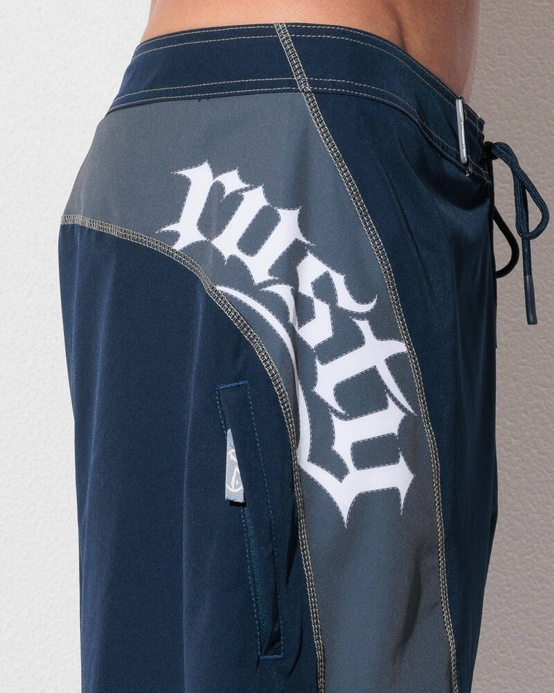 Rusty Tribalay Fixed Waist Board Shorts for Mens