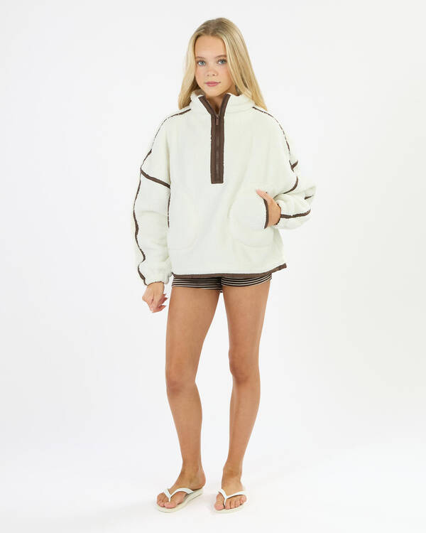Mooloola Girls' Summit Quarter Zip Polar Fleece Sweatshirt for Womens