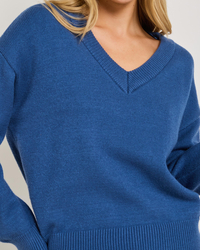 Ava And Ever Hopkins V Neck Knit Jumper for Womens image number null