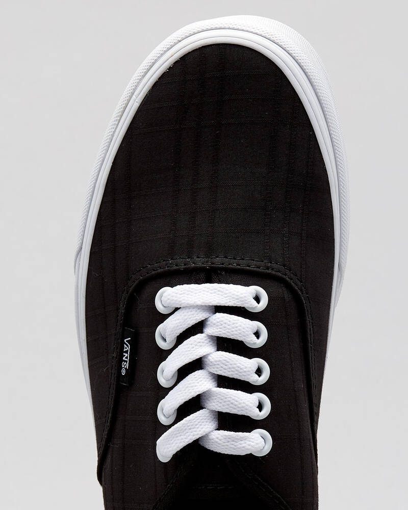 Vans Authentic Tonal Plaid Shoes for Mens