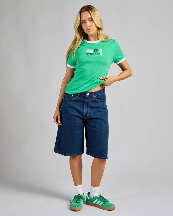 Rip Curl Las Dalias Fitted T-Shirt for Womens