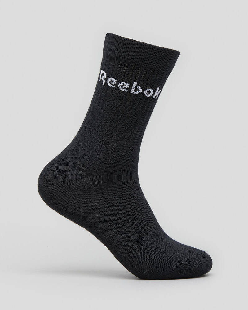 Reebok Act Core Mid Crew 3 Pack Socks for Mens