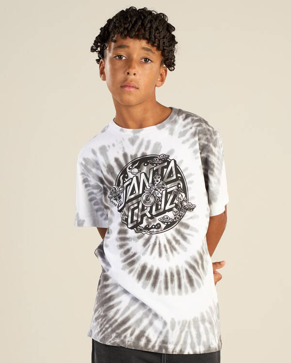 Boys' Winkowski Dope Planet 2 Dot Mono Front T-Shirt