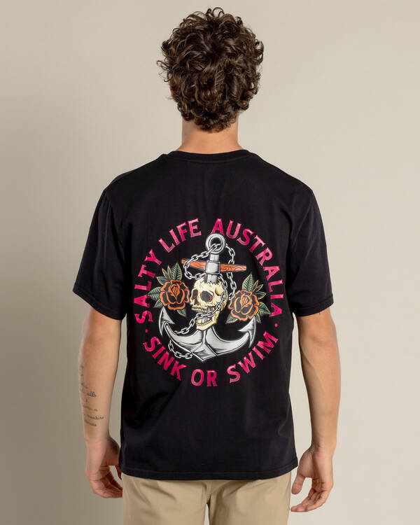 Salty Life Sink or Swim T-Shirt for Mens