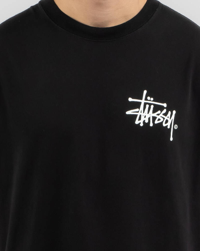 Stussy Shadow Graffiti T-Shirt for Mens