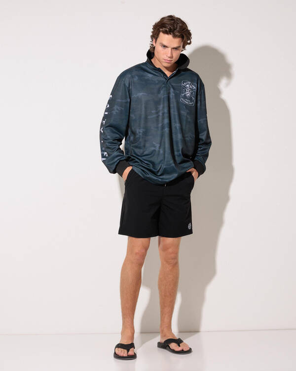 Salty Life Elemental Elastic Waist Shorts for Mens