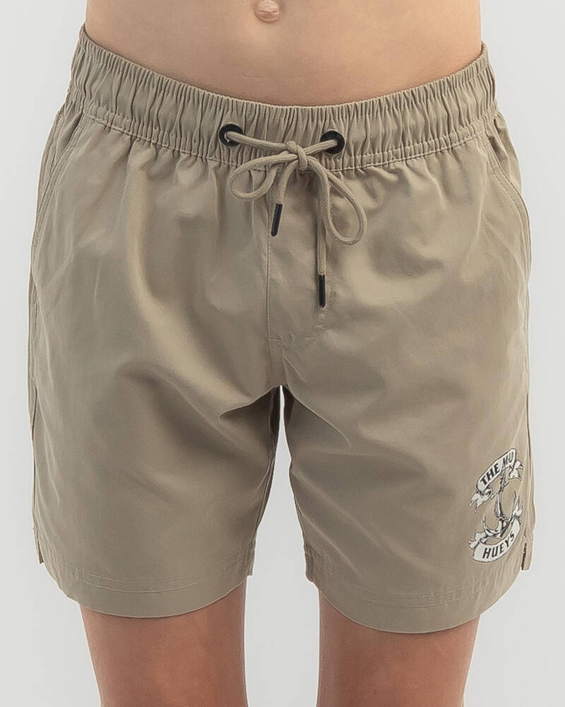 The Mad Hueys Boys' Anchorage Volley Shorts for Mens