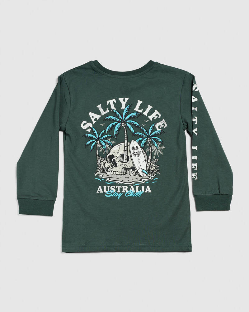 Salty Life Toddlers' Island's Edge Long Sleeve T-Shirt for Mens
