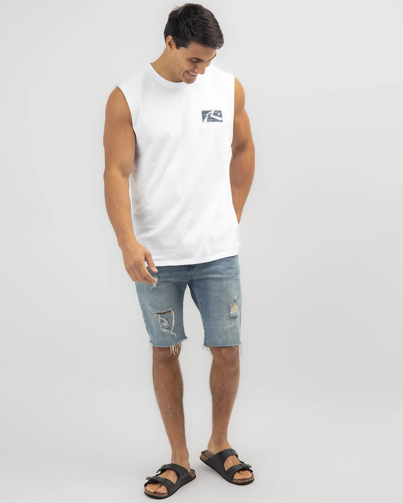 Rusty R Dot Muscle Tank for Mens